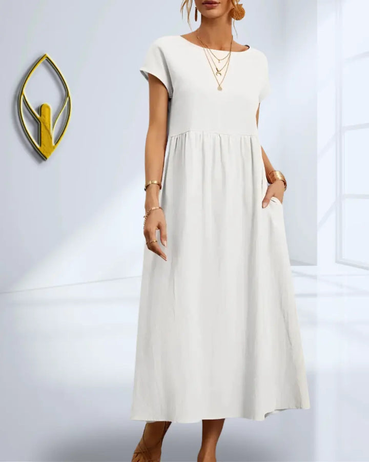 Vestido-Soltinho-Longo-Feminino-Elizabeth